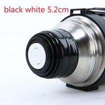5.2cm 4.5cm 보온병 커버 총알 플라스크 커버 진공 플라스크 뚜껑 보온병 액세서리 머그 콘센트 야외 여행 컵 drinkware, 5.2 블랙 화이트