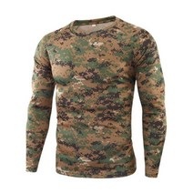 [JKUL] 남자 등산복 상의 긴팔 위장 티셔츠 야외 속건성 하이킹 군사 전술 티셔츠 남성 사냥 캠핑 셔츠 브랜드 의류