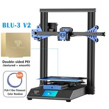 3D프린터기 3D프린터 펜 필라멘트 Twotrees Blu-3 3D 프린터 블루 3 DIY 인쇄 키트 무소음 드라이버 TMC2225 듀얼 드라이브 압출기 프루사 i3 로빈, 5.Blu-3 V2 With PEI - 미국