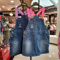 신디키즈 (이런 가격이면~~ 마지막찬스!! 망설이면 품절!!) 에스더버니 데님 오버롤 스커트 CITV22A04