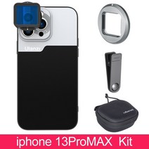 스마트폰 카메라 렌즈 광각 접사 매크로렌즈 ulanzi 아나모픽 for iphone 13 12 pro max x, 13프로 맥스용