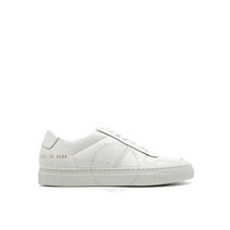 Common Projects 커먼 프로젝트 여성용 화이트 가죽 비볼 90 로우탑 스니커즈