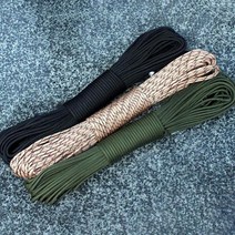 캠핑 텐트로프 밧줄끈 텐트끈 30M 3color DD-10734, 카키