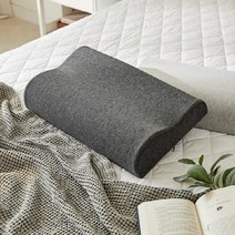 모던하우스 WOW 커버가 있는 컨투어 메모리폼 베개 DARK GRAY 50x30_FP1322004