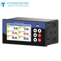 스마트 데이터 로거 온도 압력 전류 레코더 트렌드 차트 보고서 PT100 4-20mA 아날로그 신호 RS485 USB, 한개옵션1, 06 6 Channels (220VAC)
