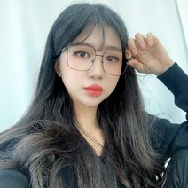 스타일자키 얼굴 작아보이는 사각 무테 안경