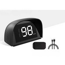 과속카메라 감지기 지능형 음성 과속 경고기 안내기, HUD 속도경고장치+USB시거라이터+업글케이블