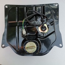 혼다 줌머50 ZOOMER 스테인레스 스틸 연료탱크 커버, 블랙