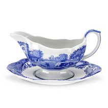 Spode 스포드 블루 이탈리안 소스 보트 St250ml 선물