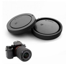 카메라 후면 렌즈 캡 + 소니 E 마운트 용 본체 전면 커버 키트 NEX Nex-3 NEX-5/6/7 A7 A7r A7s A3000 A5000 A5100 A6000 A630 호환, 01 1 set