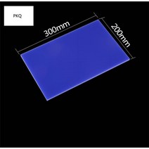 투명 플라스틱판 반투명 원형 아크릴 컬러 불투명 판넬 300x200x2.7mm 7 색 보드 광택 플렉시 유리 유기 유리 폴리 메틸 메타 크릴 레이트, 파란색