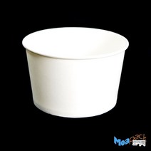 750cc 종이그릇 일회용컵밥용기 PT 특수컵 무지 1박스1000개