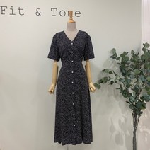 핏앤톤 도트 마린 원피스(FTAOPS1036)