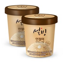 설빙 파인트 아이스크림 인절미 474ml 2개, 단품