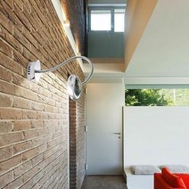 망고 LED 벽등 (3W 자바라타입), 엘비 블랙(전구 노란빛)