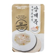 탱탱이네 참좋은간식 삼계죽 80g 10EA 애견 보양식 닭가슴살 인삼 당근 북어액기스