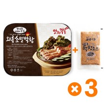 [와룡식품] 3팩 SET 와룡막창 대구막창 참나무 초벌막창 + 막창소스, 400g