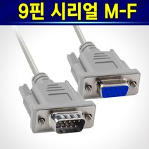 알(R)전산 9핀 시리얼 케이블 F-F M-F 젠더 (종류 및 수량 후 구매), 9핀시리얼연장케이블(M-F)_3M, 1개