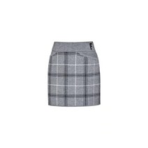 골프치마바지 신축성 밴드 있는 숏 골프 니트 스커트 여성용 내부 하단 스트라이프 스포츠 봄