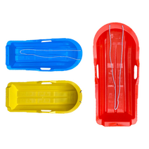 국내생산 3날구조 강화 플라스틱 눈썰매 어린이 키즈 2인용 갯벌체험 잔디 모래 썰매, 블루