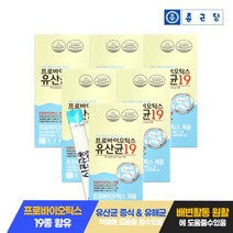 종근당 프로바이오틱스 유산균 19 30포 6박스(6개월분)+쇼핑백, 단품, 단품