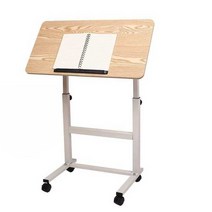 신문열람대 독서실책상 관공서 학교 가판대 서가대, 브라운 경사 접이식 길이 60 폭 40