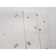 100수누빔 자수 아기침대 패드 누빔패드 (벨라 이케아 보니 외)