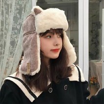 큐티 귀도리 방한모자 군밤모자 겨울 털모자