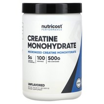 몬스터밀크 제로카브 크레아틴 Nutricost Performance Creatine Monohydrate Unflavored 11 lbs 500 g