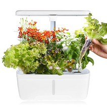 가정용식물재배기 상추 딸기 수경재배 베란다텃밭 6구 세트, 식물재배기 기본세트 + 리필6PCS