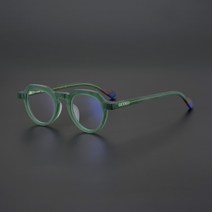 일본식 복고풍 프레임 안경테(디자이너 손으로 닦은 호박색 그라데이션 안경테)