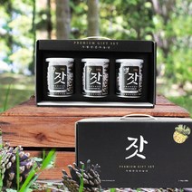 친환경팔도 [1/17 오전9시 주문건까지 명절전출고][산지직송] 가평 잣 선물세트 3캔(백잣1개+황잣2개)