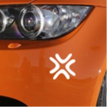 차량용 뒷범퍼 기스 가리기 스티커 모닝 뒷문 조수석문 K7 전기자전거 앞문, 대형, 블랙