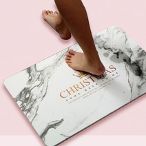 호쿠호니 규조토발매트 발닦개 대리석무늬 싱크대 주방 화장실 욕실, 연그레이