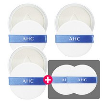 AHC 카밍 선쿠션 세이프온 시카 썬쿠션 리필 3개 + 추가퍼프 2개, 1세트, 25g