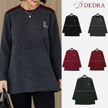데드라 엄마옷 TBA6205 캣티배색티셔츠 50대 여성의류 중년여성의류 빅사이즈