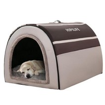 애완동물텐트 댕댕하우스 침대 실내 분리형 휴대용 소형 중형 강아지고양이 겸용