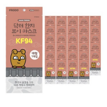 카카오프렌즈 닥터 한지 브이 마스크 프로도 대형 KF94, 2개, 30개입
