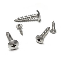 스텐 트러스머리 피스 나사 못 둥근 스크류 목재 나무 콘크리트 벽 선반 칼블럭 소량 낱개, 스텐 트러스머리 1종 태핑나사, M6(6mm), 50mm, 1개