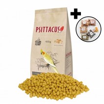 앵무새 팰렛 피타쿠스 미니 중형 앵무새 사료 먹이 450g (코뉴어 퀘이커 카이큐 쟈딘 한스 세네갈), 1개