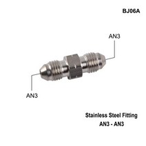 AN3 오토바이 모터 자전거 유압 브레이크 오일 호스 라인 밴조 피팅 m10x1 스테인레스 스틸 10mm 스포츠 엔터테인먼트 활동 부품 유압 안전한 내구성, BJ06A