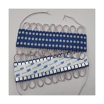LED 모듈 Erudite 2835 인젝션 3SMD 모듈 윈도우 라이트 100개/세트 블루 1 5W DC12V 방수 장식 조명 레터 광고 표지판용 테이프 접착제 포함(블루), 블루._1565