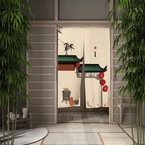 중문커튼 방풍 비닐 커튼 자석형 방한문 중문일본 분할 행잉 도어 커튼 잉어 프린트 푸 파티션 주방 침실, 13 CLX00327_09 120x200cm