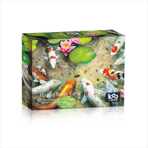 행복 연꽃 잉어 1000PCS (T-A10-1028) + 미니수첩 증정, 편집부, 토이앤퍼즐