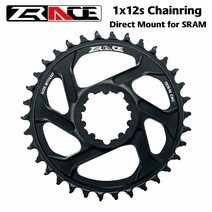 ZRACE 1x12s 체인 링 28/30/32/34/36T 7075AL 비커스-경도 21 오프셋 6mm GXP 직접 장착 크랭크 호환, 05 28T Black