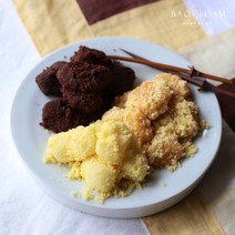 바오담 경단 3종 6팩 카스테라 떡 서울유명떡집, 플레인2+호박2+초코2, 상세설명 참조