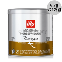 일리 아라비카 셀렉션 니카라과 캡슐커피 18p, 140.7g, 1box, 1개