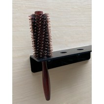 미용실 가위 꽂이 구멍 선반 걸이 롤빗 도구 수납 헤어 바버 샵 이발소 벽 아크릴 선반, R.3홀빗투명
