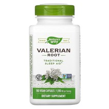 네이처스웨이 쥐오줌풀 발레리안 루트 Valerian Root 1590mg 180캡슐