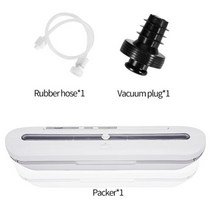 진공 식품 압축기 포장기 상업 및 가정용 비닐봉지 10 장, white2pcs+UK220V